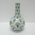 Hand painted ceramic table decoration vase and jar